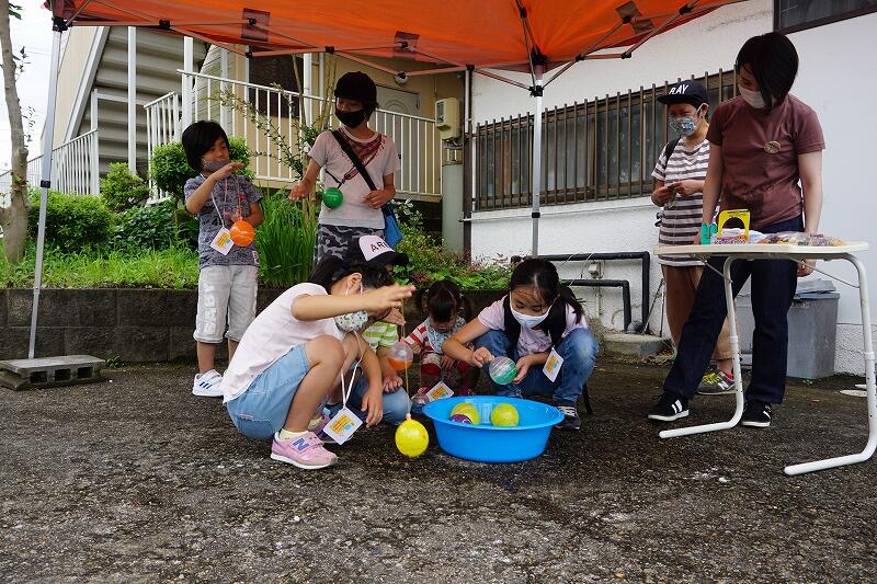 7月のわらりら水ヨーヨーの画像
