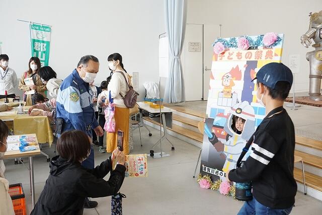 須賀川市の防災を考える会「フォトコーナー」