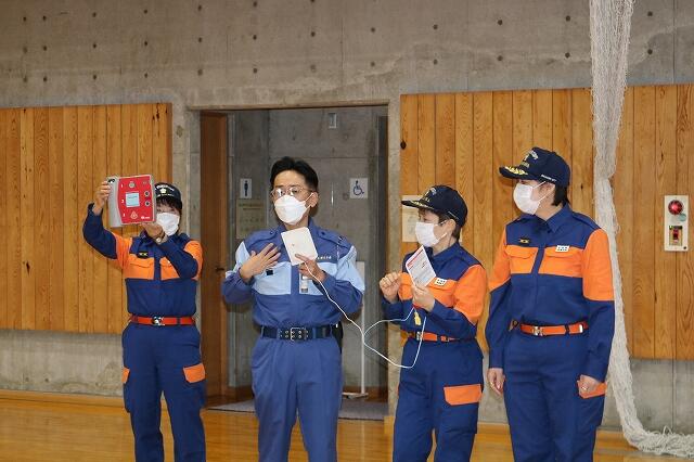 防災訓練の様子
