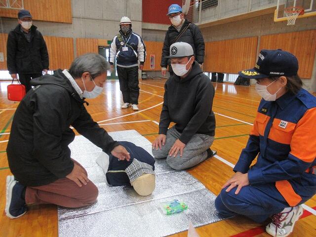 防災訓練の様子